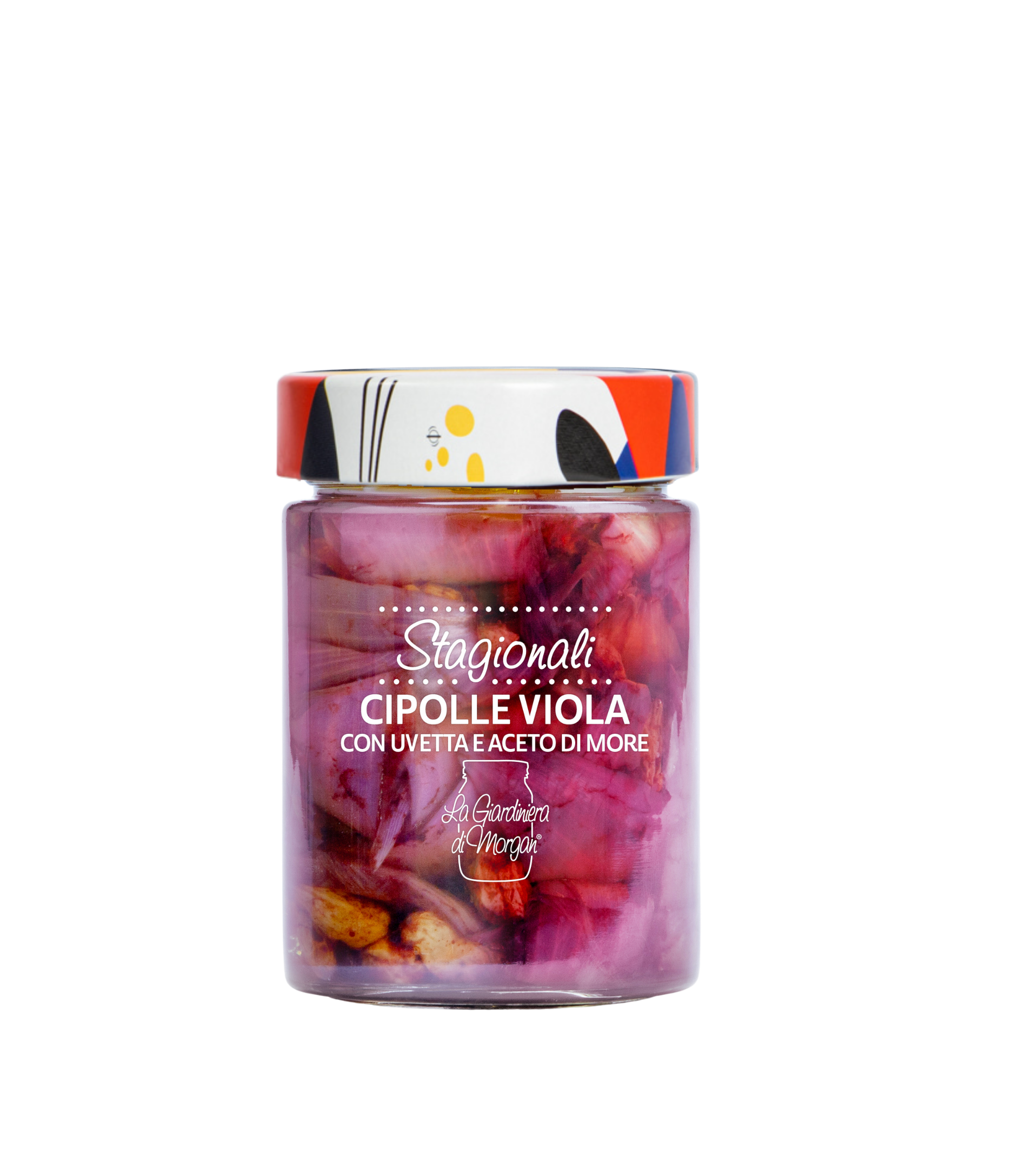 Sweet and sour red onions and capers in oil 310ml