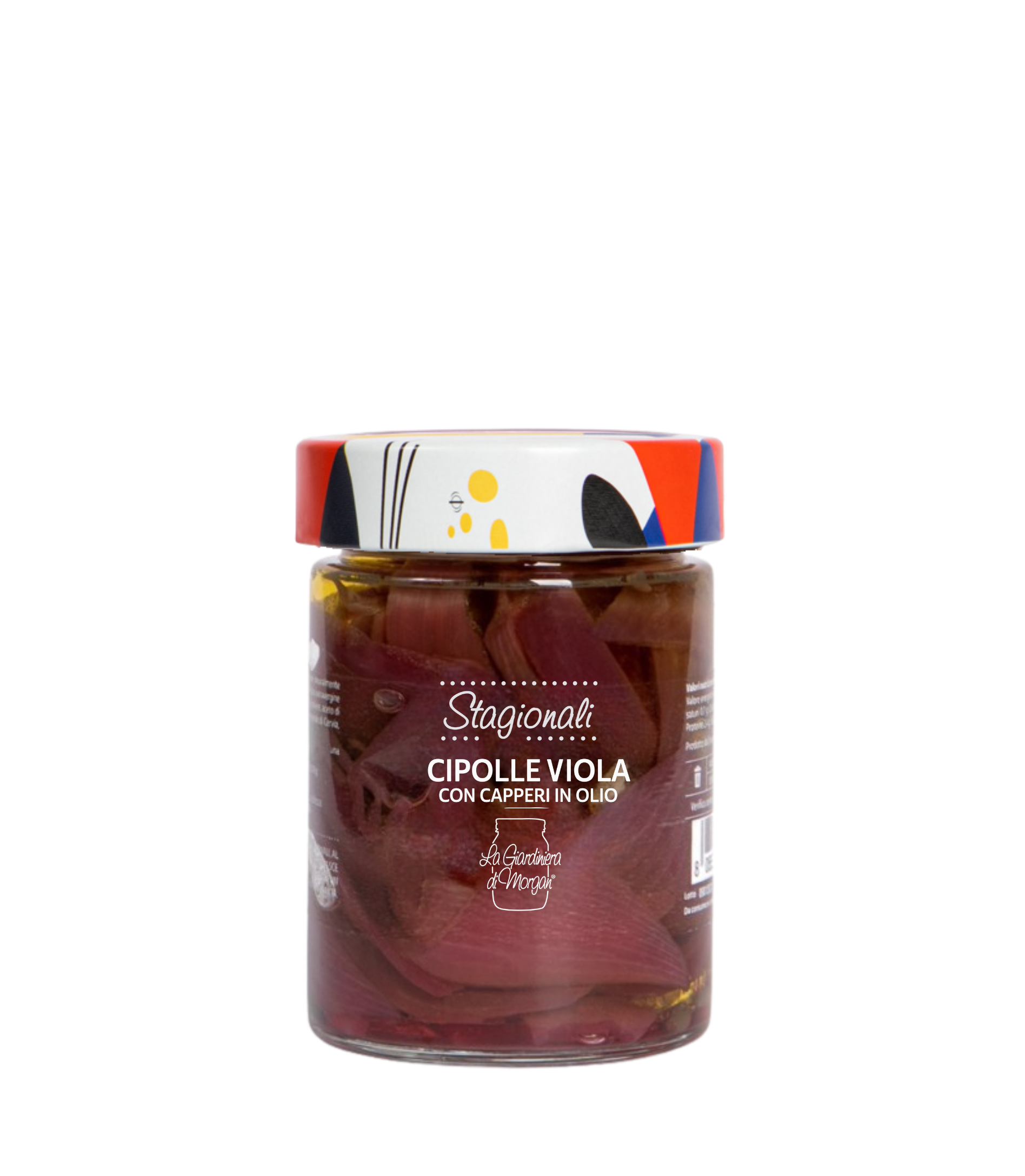 Sweet and sour red onions and capers in oil 310ml